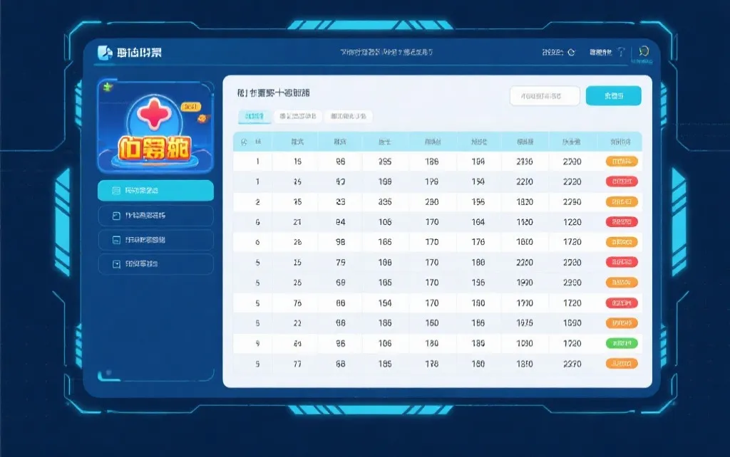 直观的彩票号码展示界面