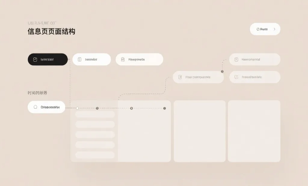 信息页面结构示意